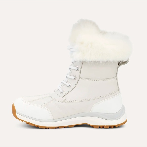 Brand New UGG Adirondack III Winter Boots – White, Size 8.5 - Picture 1 of 14
